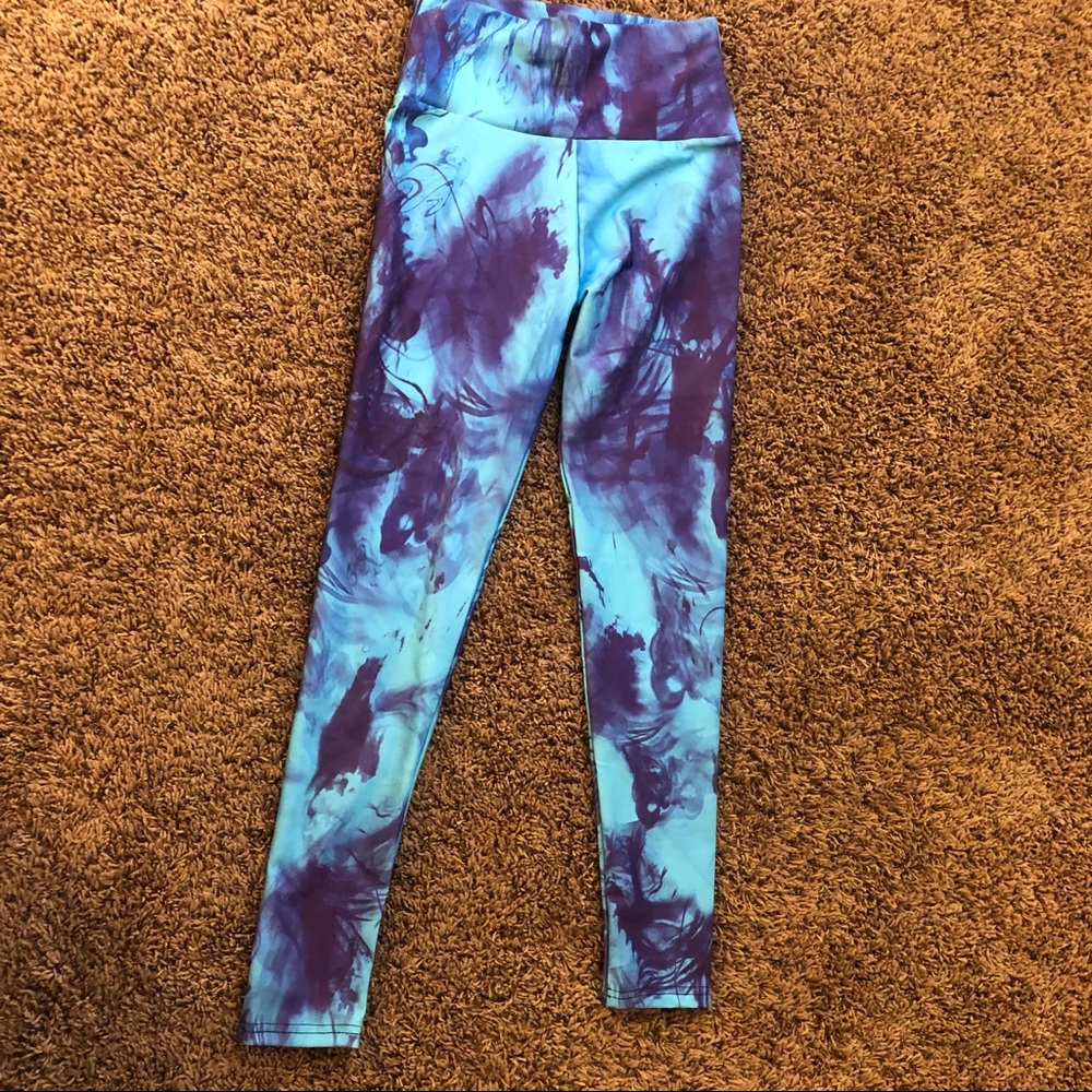 Tie dye leggings #2 , size: large